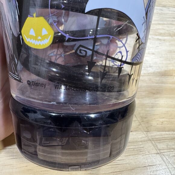 Disney Nightmare Before Christmas Cup Jack Zero Sally Dometop Light Up Straw GUC - Picture 12 of 12